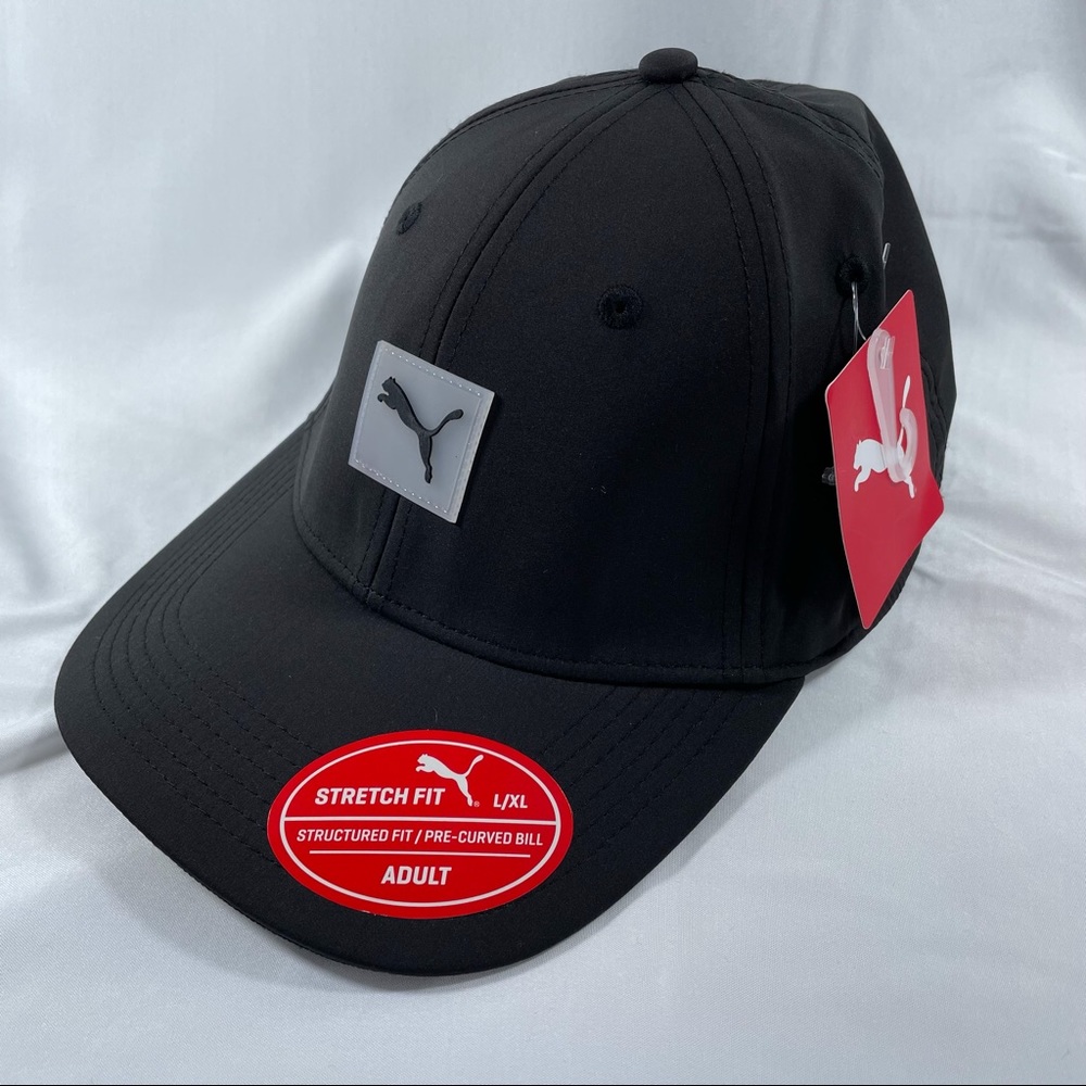 Puma Logo Cap Adult Stretch Fit L/XL